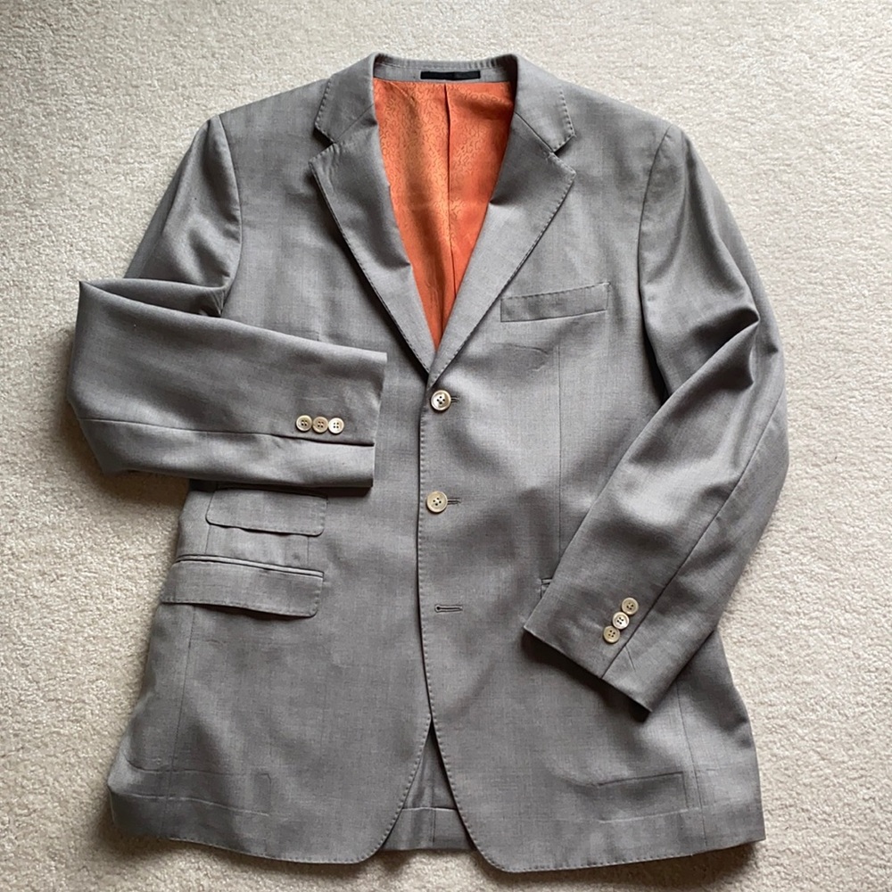 Scott James Suit Jacket / Blazer Grey mens large